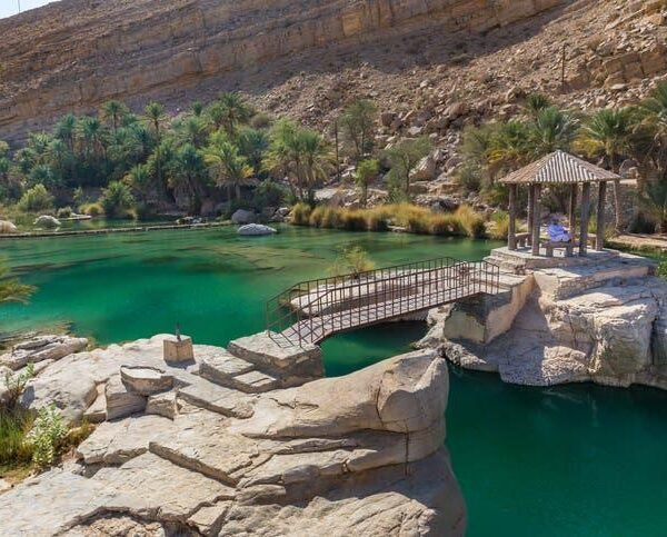 Wadi Bani Khalid & desert sunset